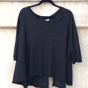 Free People Open Back Tee