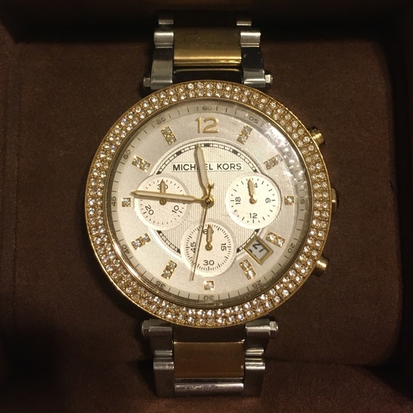 Michael Kors Parker Two-Tone Stainless Steel Watch