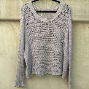 Free People Crochet Sweater
