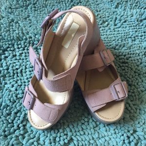 90s topshop lilac sandals