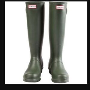 Tall Matte Olive Hunter Boots