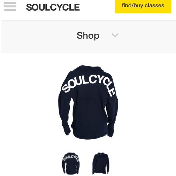 Soulcycle logo sweatshirt small