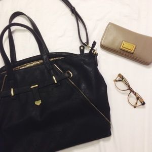 Nordstrom Faux Leather Bag w/ Many Compartments