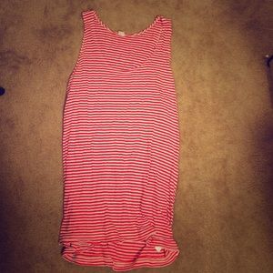 Red striped American Apparel tank