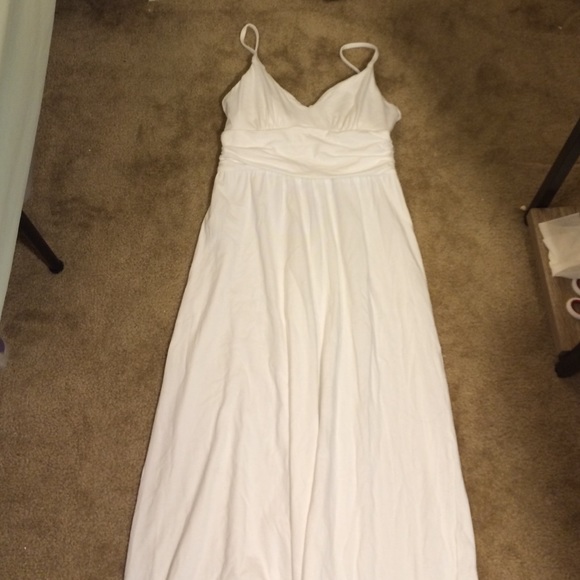 Soft White dress with built in bra