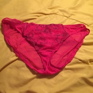 Pink & Black Cacique from Lane Bryant Underwear