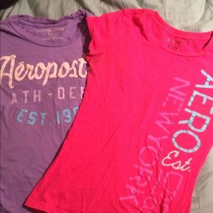 2 aeropostal shirts for the price of one