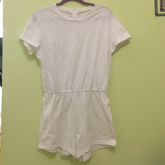 American Apparel White Romper