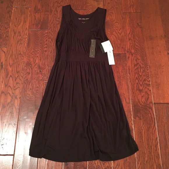 Calvin Klein Dresses & Skirts - NWT Simple Black Cotton tank dress