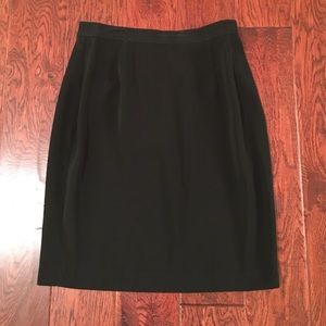 GEORGIOU Simple Black Pencil Skirt