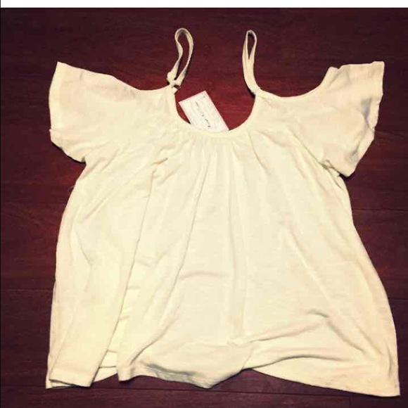 Cute Open Shoulder Top