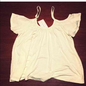 Cute Open Shoulder Top