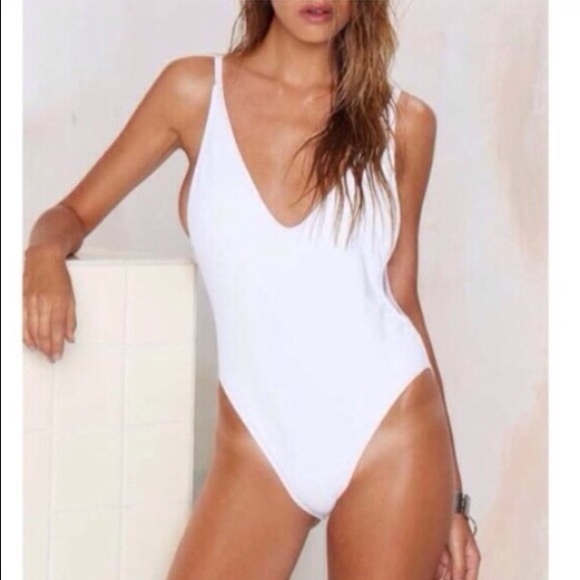 NASTY GAL ALINA SWIMSUIT SZ L NEW