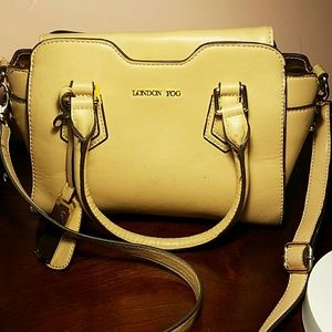 London fog nude, cross body purse