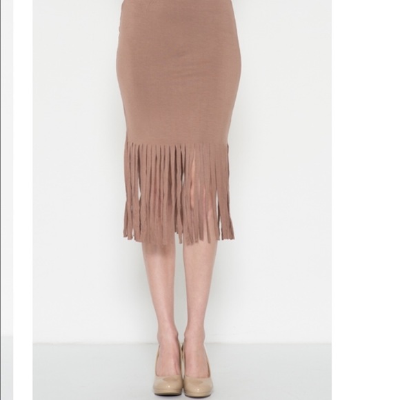 💐CHIC FRINGE SKIRT