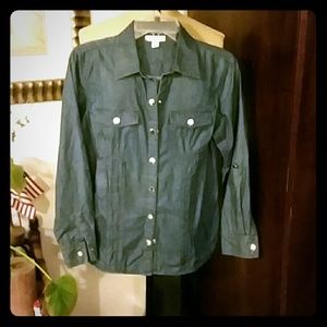 Denim long sleeve shirt