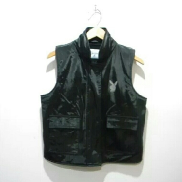 Black Playboy Vest Size M