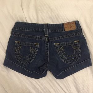 True Religion jean shorts