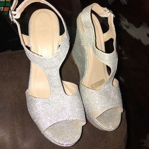 Rampage glitter wedges