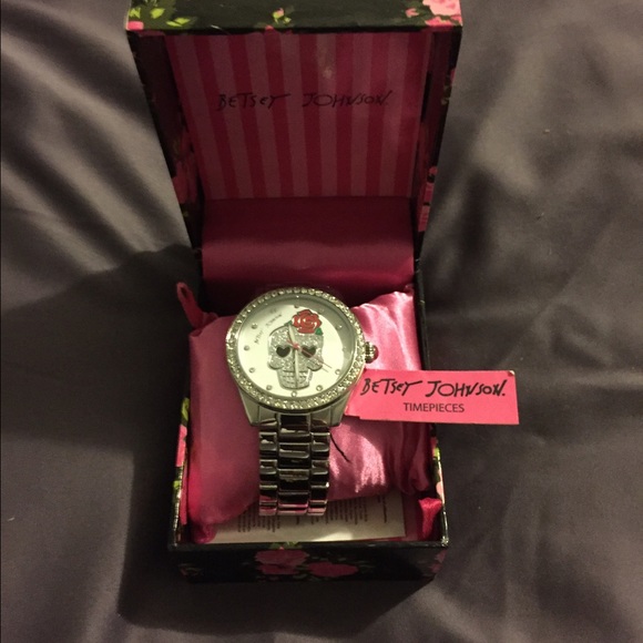 Betsy Johnson Skull Watch