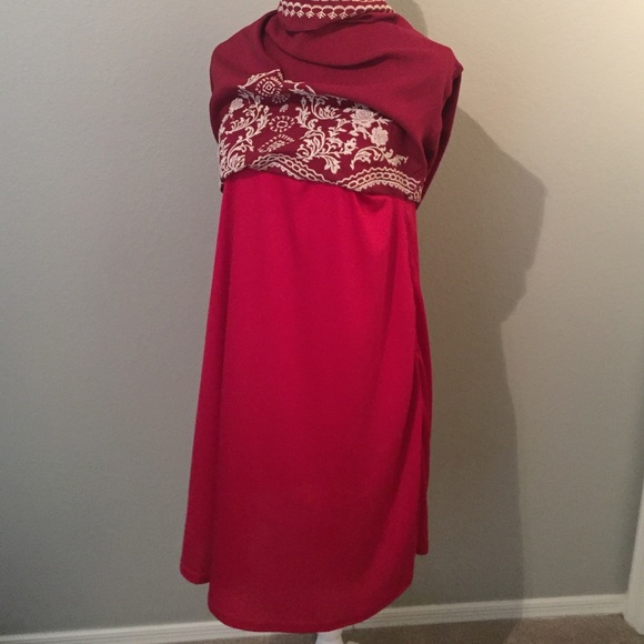 CLOSET CLEAR OUT. Retail raspberry dress - Picture 4 of 4