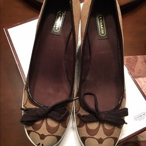 Brand new Coach Wedges