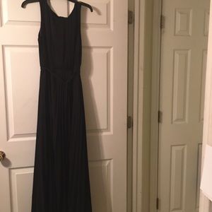 Elegant black maxi dress