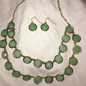 Necklace and earrings