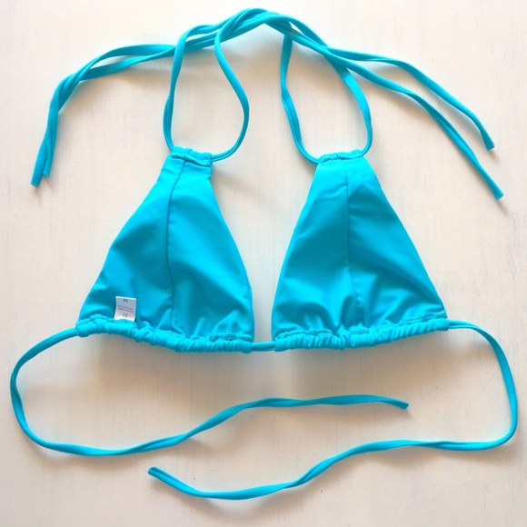 🐚SALE S TOP- Blue Strappy String Brazilian Bikini - Picture 4 of 4