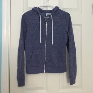 Blue hoodie