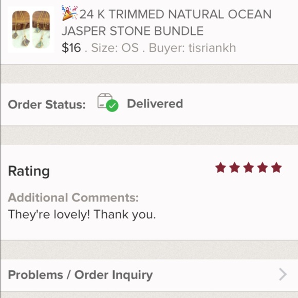 GREEN 24 K TRIMMED NATURAL OCEAN JASPER STONE - Picture 4 of 4