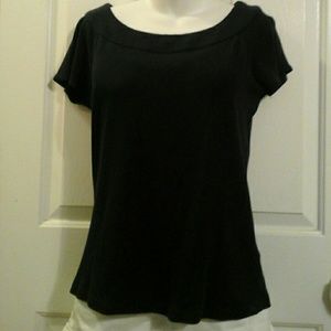 Nwot High quality  navy- boat neck tee