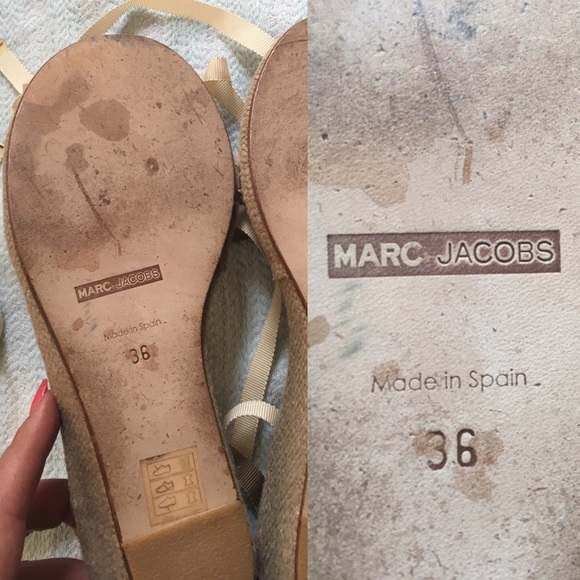 Auth-Marc Jacobs tie up espadrille. Size 36 - Picture 4 of 4