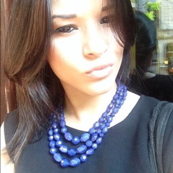 Blue necklace