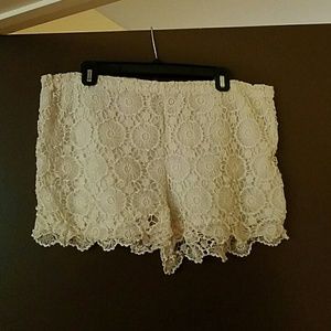 Mudpie Lace Shorts