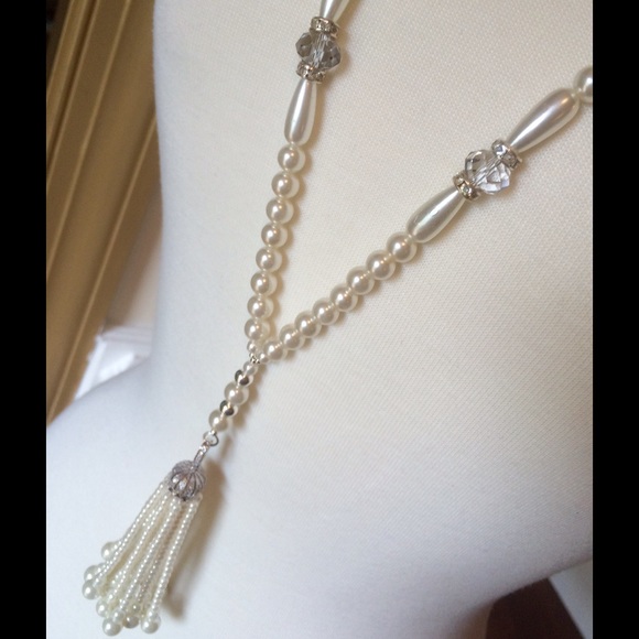 ⚜Pearl Elegance⚜ Tassel Necklace - Picture 4 of 4