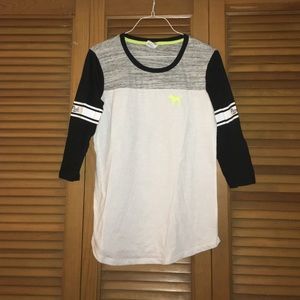 Never worn VS PINK baseball tee
