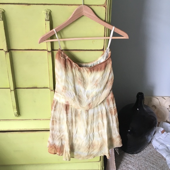 Gypsy 05 tie dye strapless dress