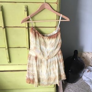 Gypsy 05 tie dye strapless dress