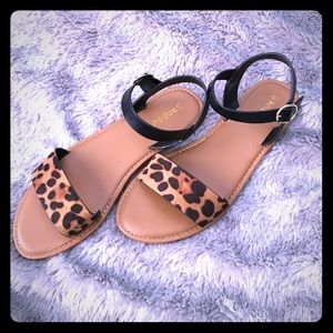 Leopard Print Sandals 9