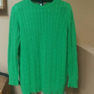 Green Woman Within crew neck sweater