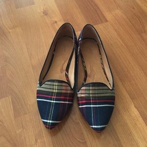 Joie plaid flats
