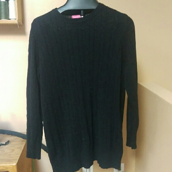 Black Woman Within crew neck sweater