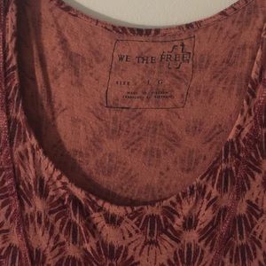 FREE PEOPLE off the shoulder top