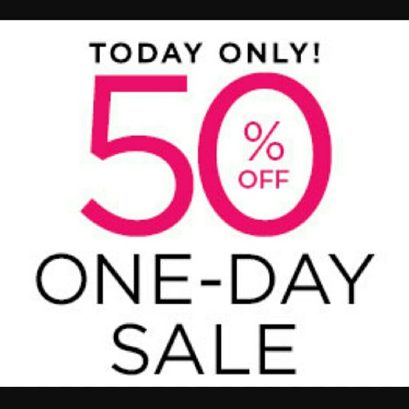 50% off anything in my closet.... TODAY ONLY!