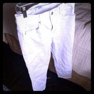 Joe's White Skinny Ankle Crops