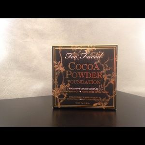 Too faced powder foundation