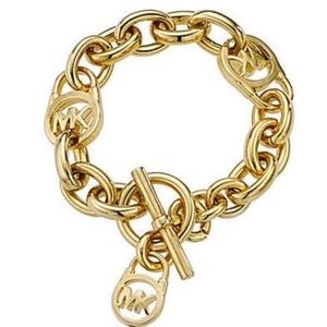 Gold Michael Kors Chain Bracelet