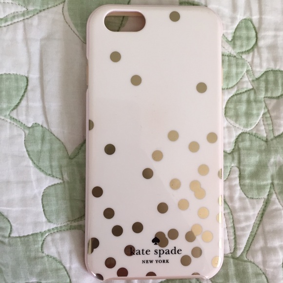 Light pink and gold iPhone 6/6s case