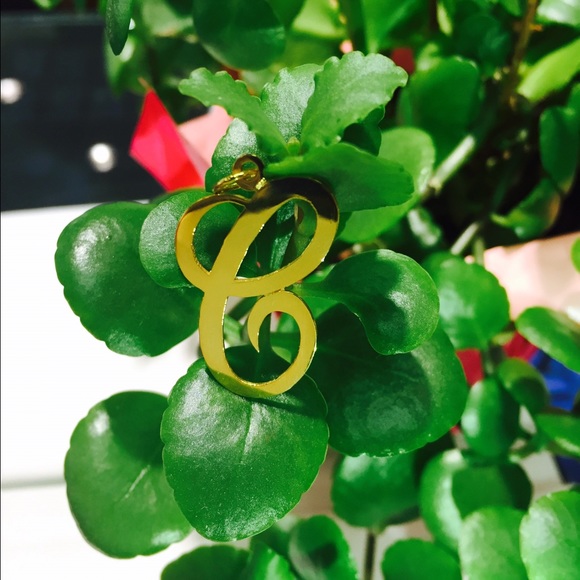 Custom made Yellow Gold letter C.